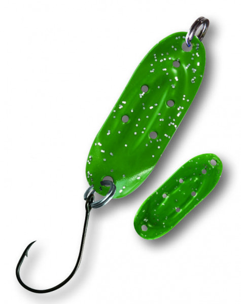 Trout Spoon IX 2,4 grün/glitter