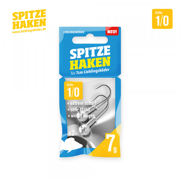 Spitze Haken 1/0 - 7gr