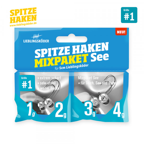 Spitze Haken #1 - Mixpaket See