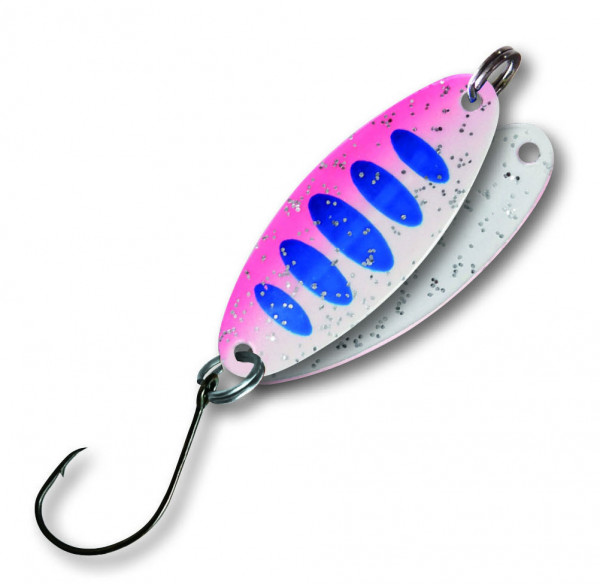 Trout Spoon XI 2,0g blau/weiß/pink/glitter-weiß