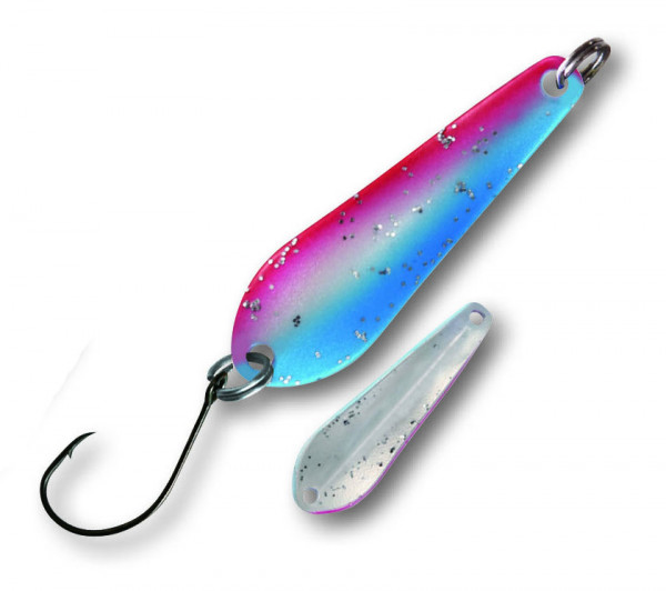 Trout Spoon XII 3,5g pink/blau/glitter-silber